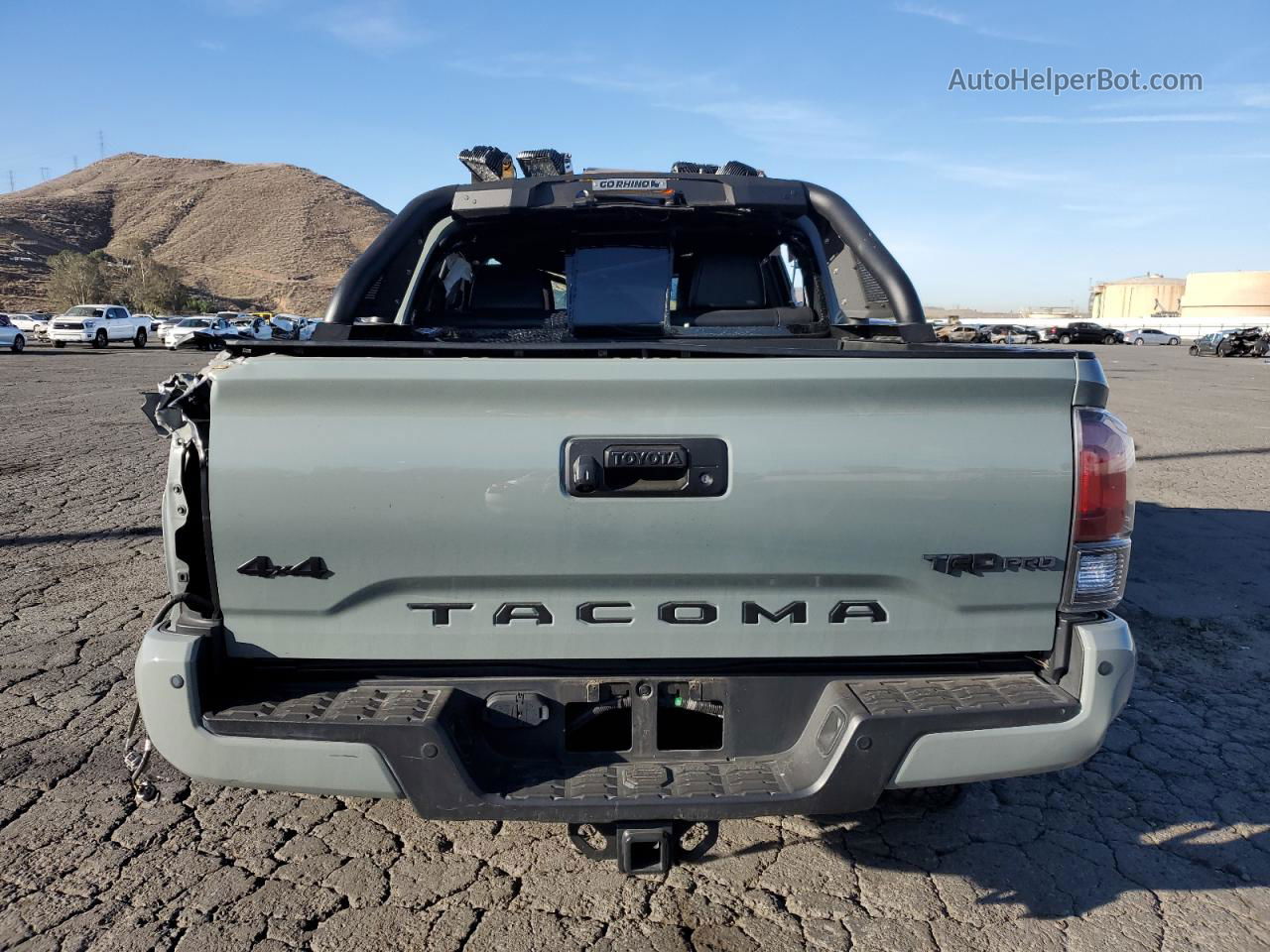 2021 Toyota Tacoma Double Cab Silver vin: 3TYCZ5AN5MT030161