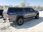 2020 Toyota Tacoma Double Cab Серый vin: 3TYCZ5AN6LT003369