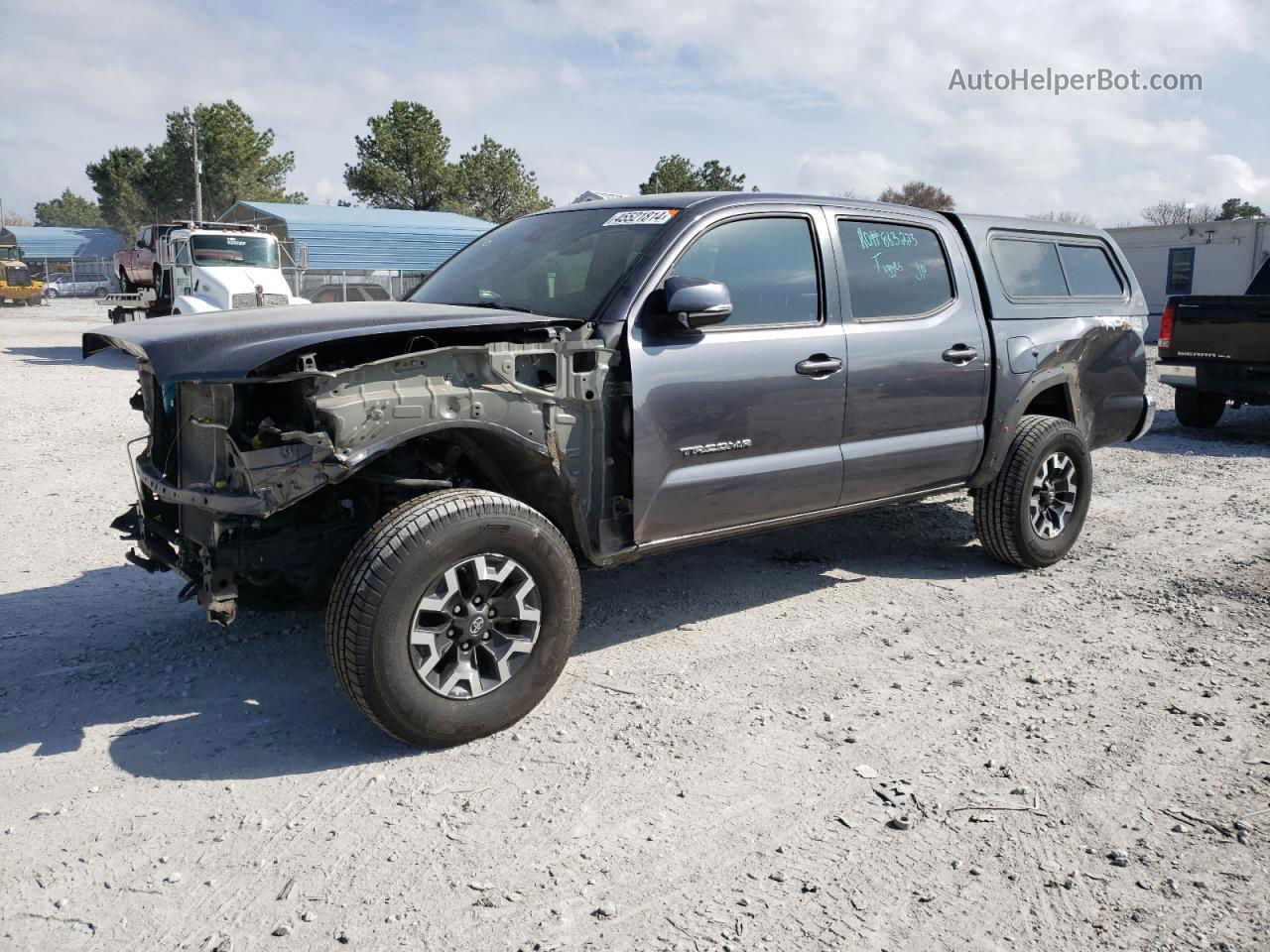 2020 Toyota Tacoma Double Cab Серый vin: 3TYCZ5AN6LT003369