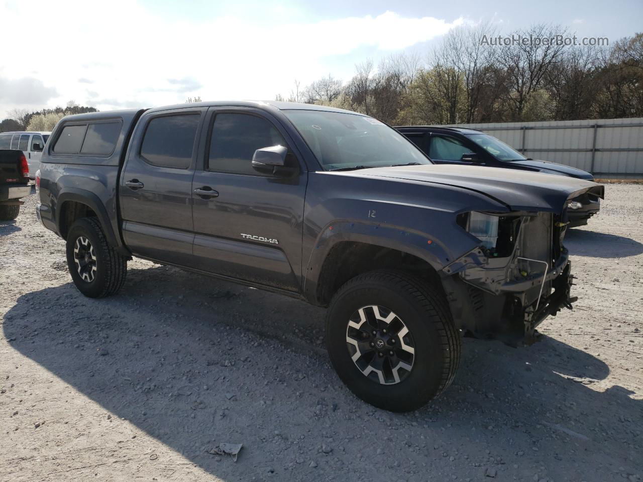 2020 Toyota Tacoma Double Cab Серый vin: 3TYCZ5AN6LT003369