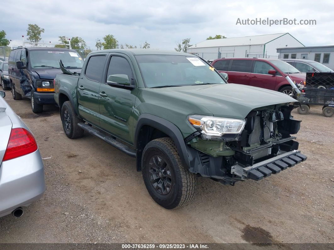 2021 Toyota Tacoma 4wd Sr/sr5/trd Sport Зеленый vin: 3TYCZ5AN7MT047740