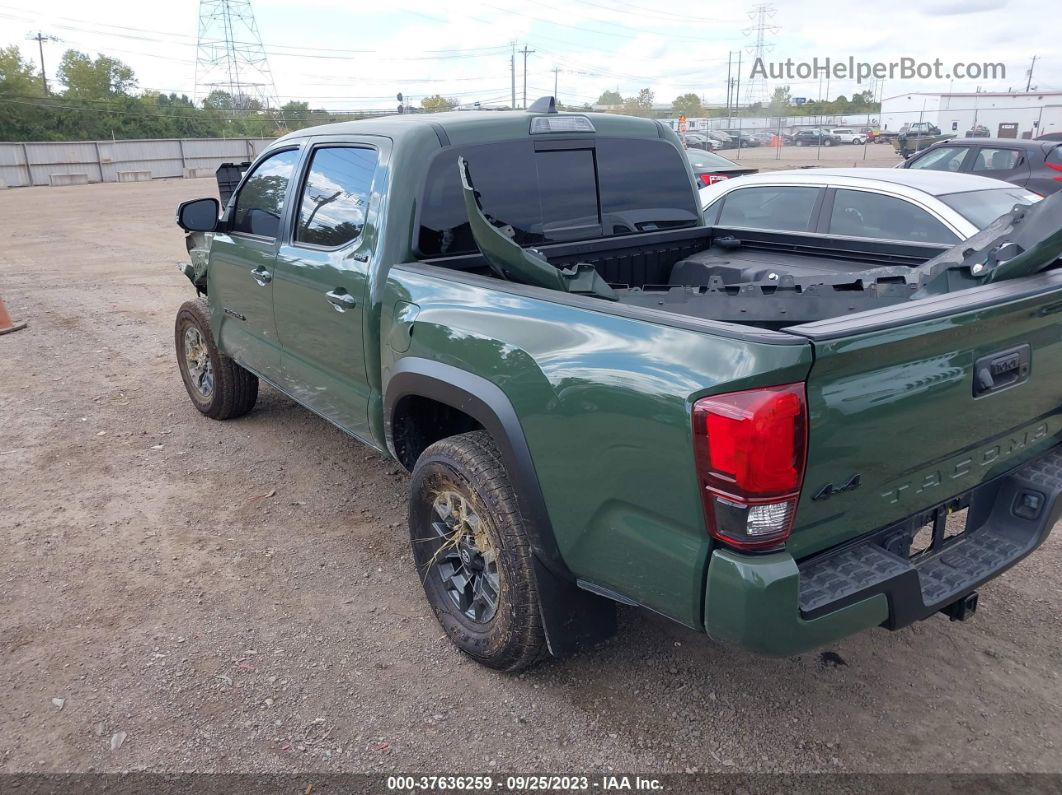 2021 Toyota Tacoma 4wd Sr/sr5/trd Sport Green vin: 3TYCZ5AN7MT047740