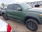 2021 Toyota Tacoma 4wd Sr/sr5/trd Sport Green vin: 3TYCZ5AN7MT047740