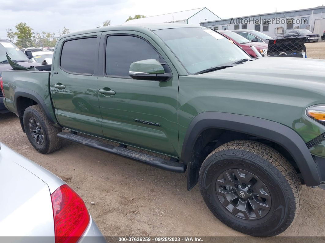 2021 Toyota Tacoma 4wd Sr/sr5/trd Sport Зеленый vin: 3TYCZ5AN7MT047740