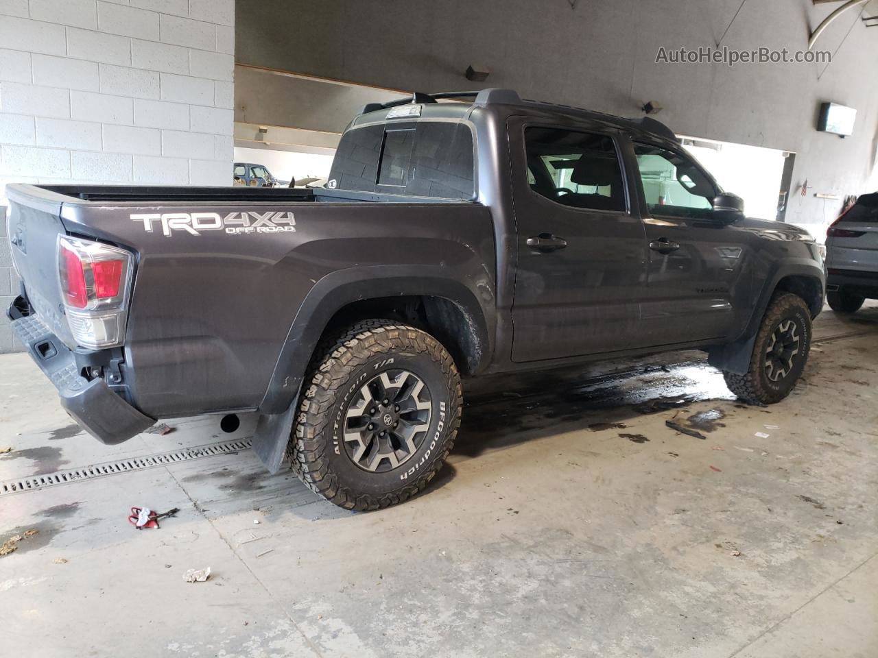 2021 Toyota Tacoma Double Cab Серый vin: 3TYCZ5AN7MT048239