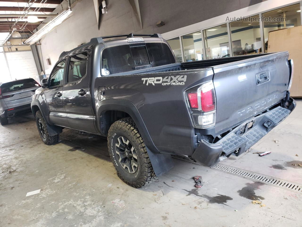 2021 Toyota Tacoma Double Cab Gray vin: 3TYCZ5AN7MT048239