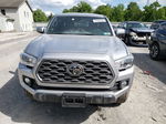 2021 Toyota Tacoma Double Cab Серебряный vin: 3TYCZ5AN8MT022247