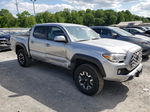 2021 Toyota Tacoma Double Cab Серебряный vin: 3TYCZ5AN8MT022247