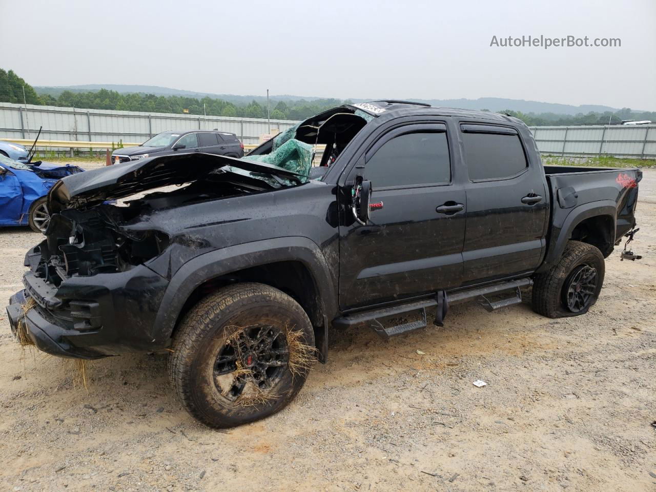 2021 Toyota Tacoma Double Cab Black vin: 3TYCZ5AN8MT027660