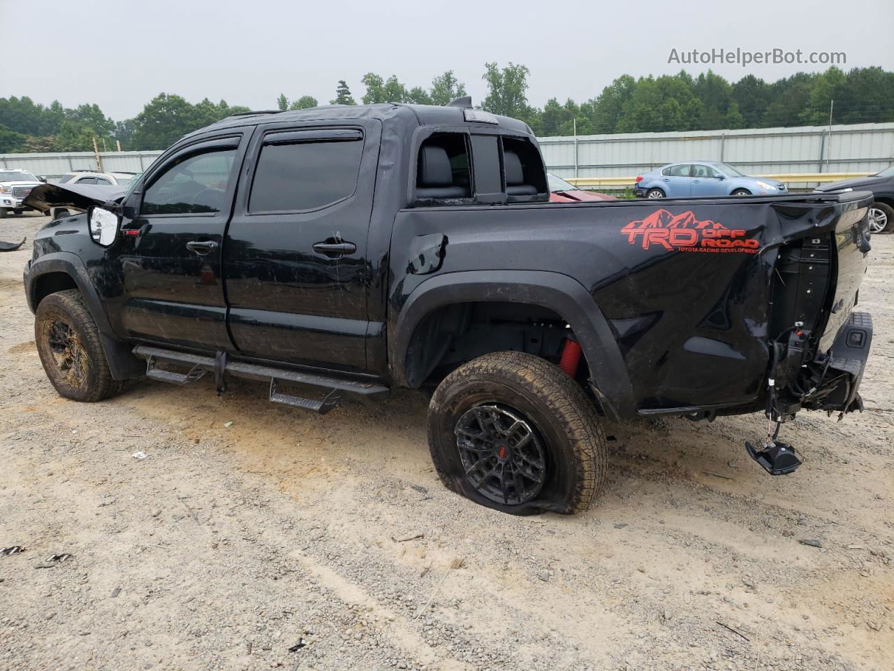 2021 Toyota Tacoma Double Cab Черный vin: 3TYCZ5AN8MT027660