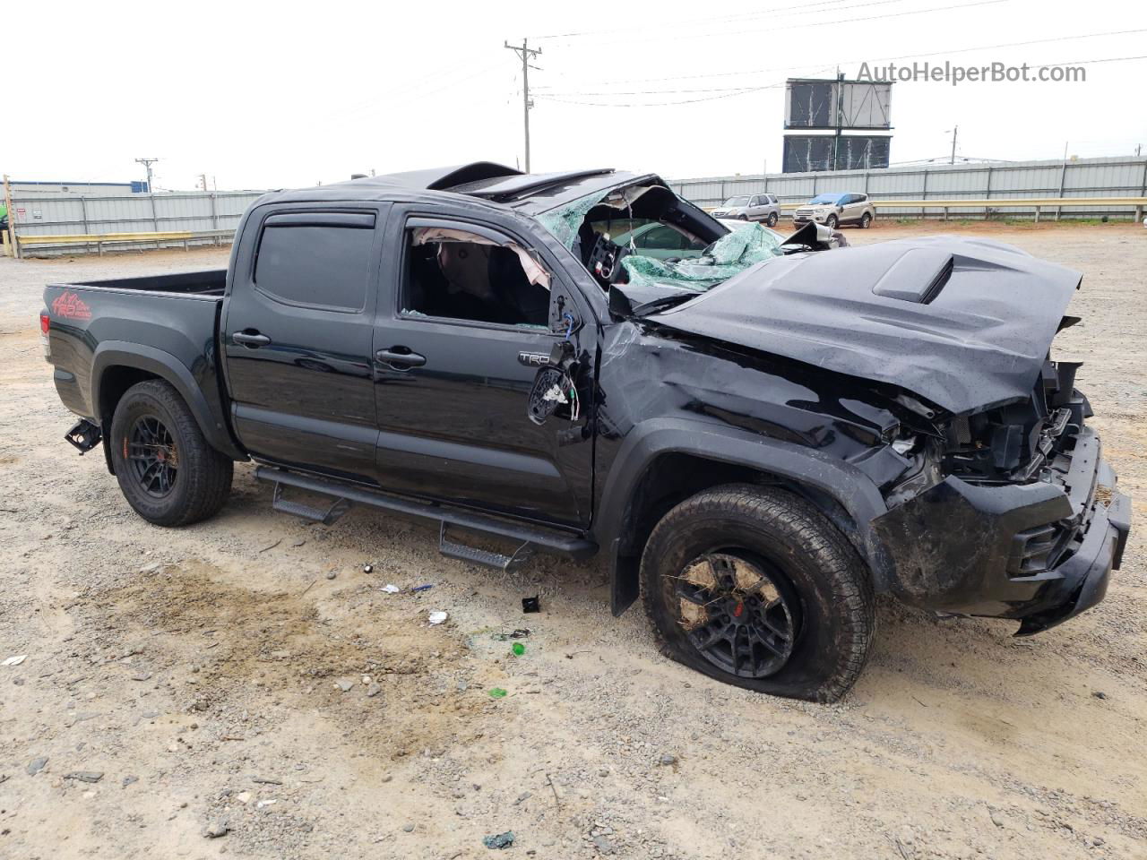 2021 Toyota Tacoma Double Cab Черный vin: 3TYCZ5AN8MT027660