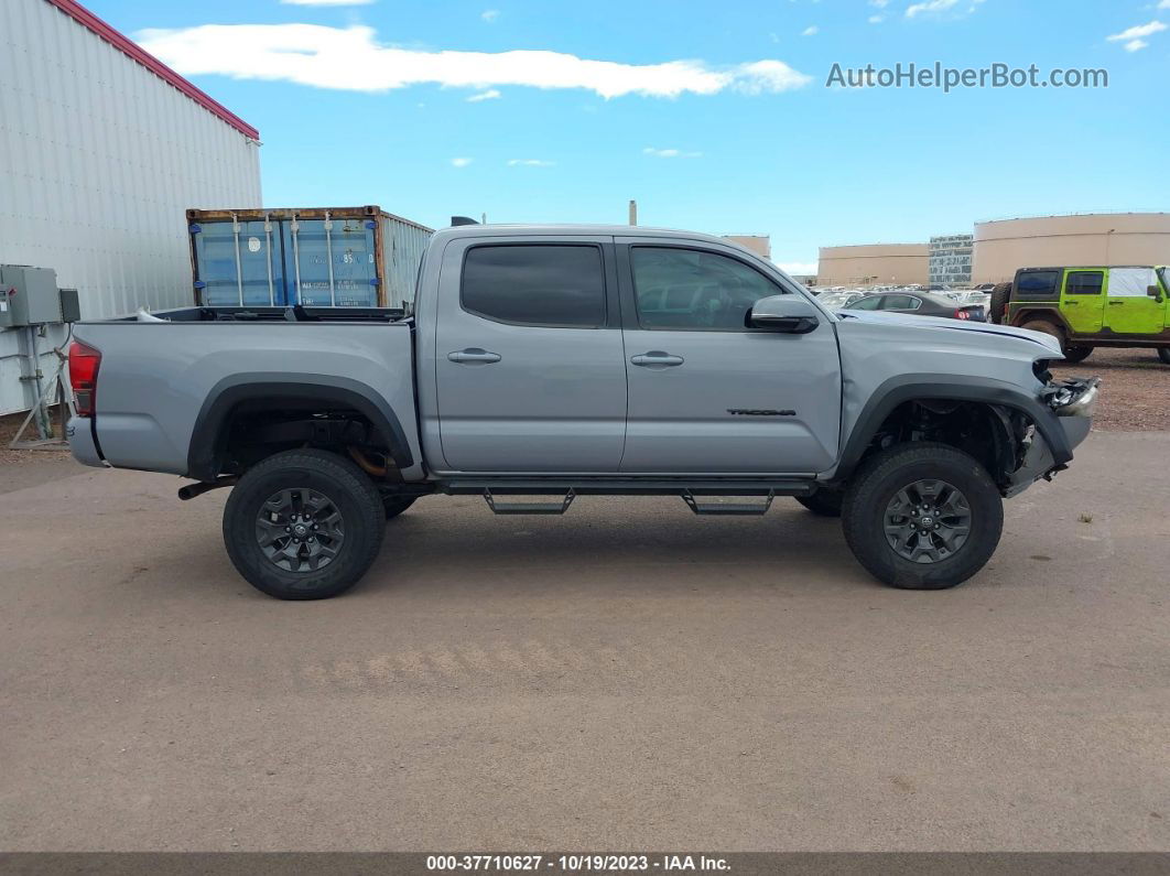 2021 Toyota Tacoma Sr5 V6 Gray vin: 3TYCZ5AN9MT016280