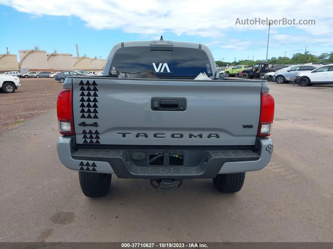 2021 Toyota Tacoma Sr5 V6 Gray vin: 3TYCZ5AN9MT016280