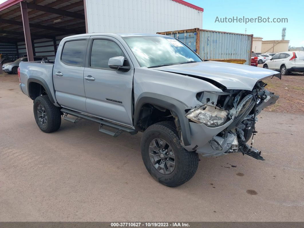 2021 Toyota Tacoma Sr5 V6 Gray vin: 3TYCZ5AN9MT016280