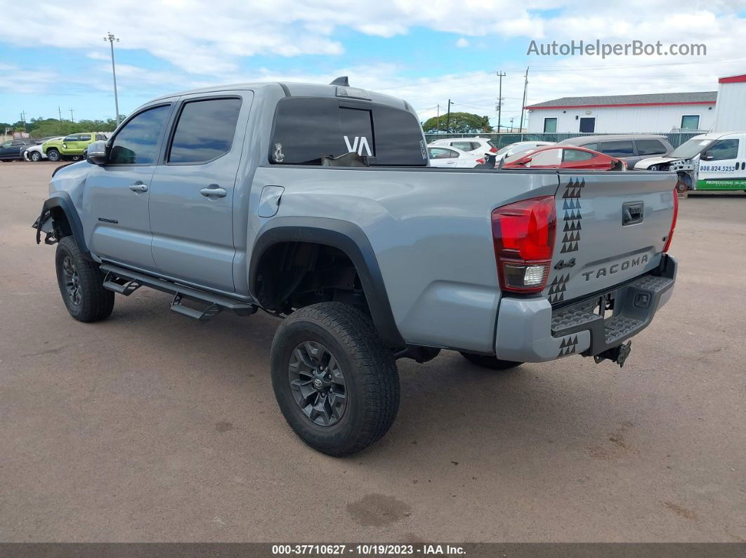 2021 Toyota Tacoma Sr5 V6 Gray vin: 3TYCZ5AN9MT016280