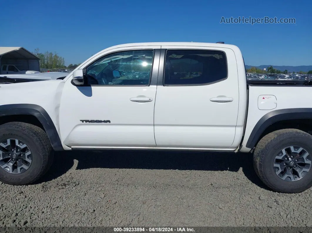 2021 Toyota Tacoma Trd Off-road White vin: 3TYCZ5AN9MT052566