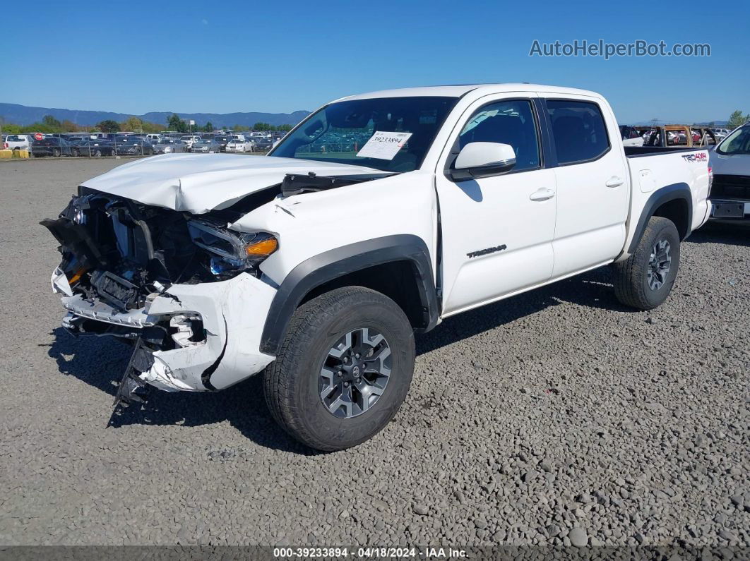 2021 Toyota Tacoma Trd Off-road Белый vin: 3TYCZ5AN9MT052566