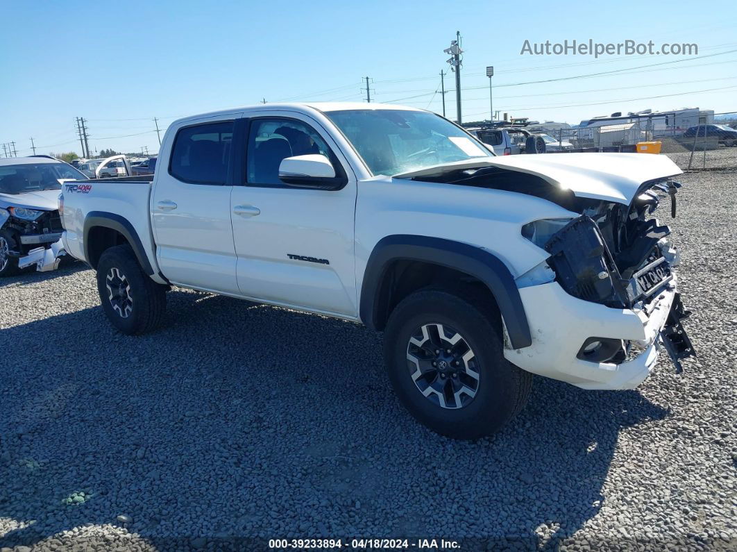 2021 Toyota Tacoma Trd Off-road White vin: 3TYCZ5AN9MT052566