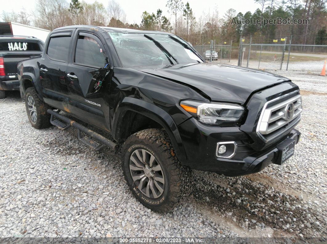 2021 Toyota Tacoma Limited Black vin: 3TYGZ5AN7MT009314