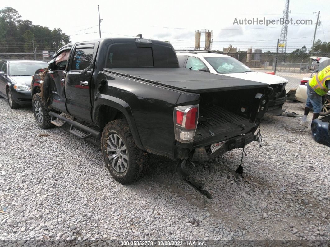 2021 Toyota Tacoma Limited Black vin: 3TYGZ5AN7MT009314