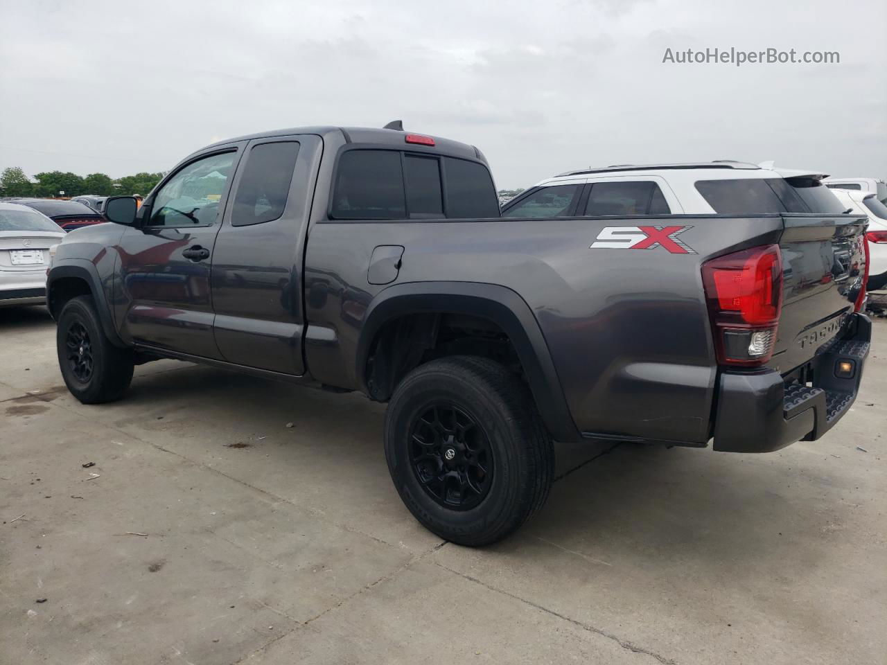 2021 Toyota Tacoma Access Cab Gray vin: 3TYRX5GN0MT010598