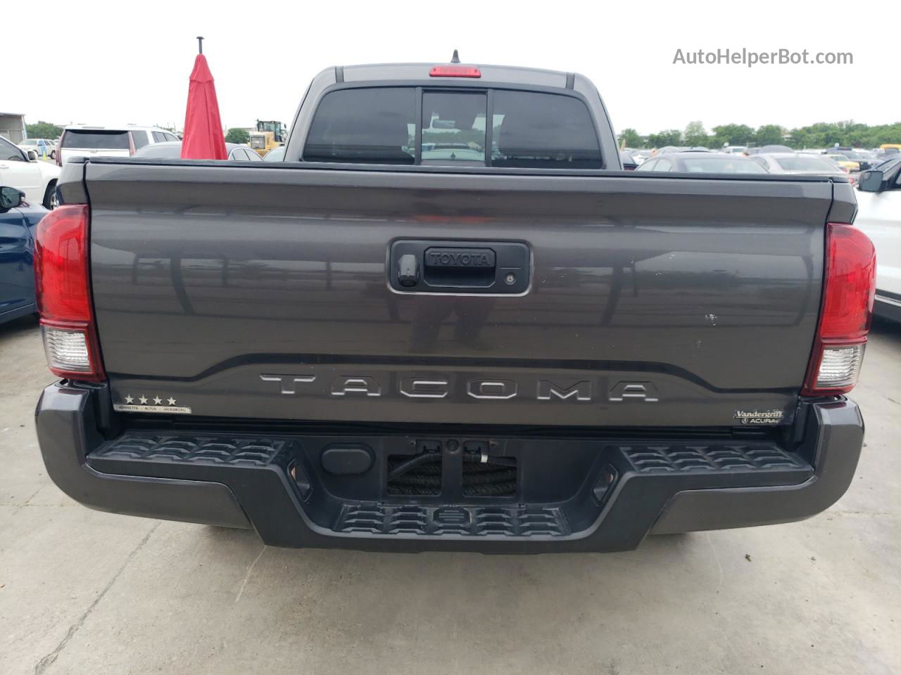 2021 Toyota Tacoma Access Cab Серый vin: 3TYRX5GN0MT010598