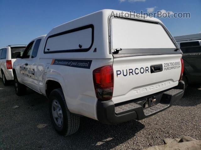 2021 Toyota Tacoma Access Cab White vin: 3TYRX5GN0MT021908