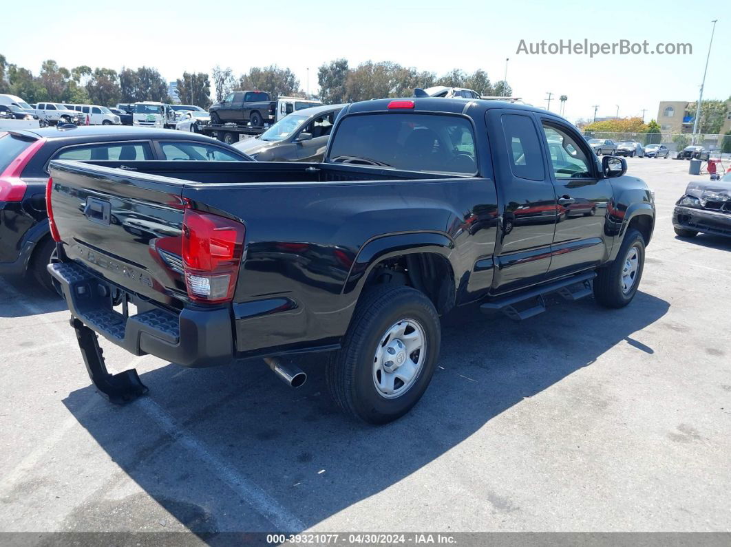 2021 Toyota Tacoma Sr Black vin: 3TYRX5GN0MT030138