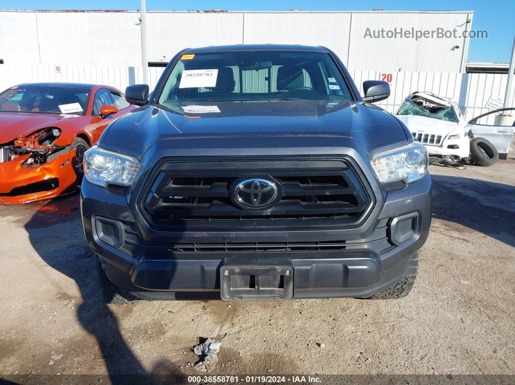 2020 Toyota Tacoma Sr Gray vin: 3TYRX5GN1LT005506