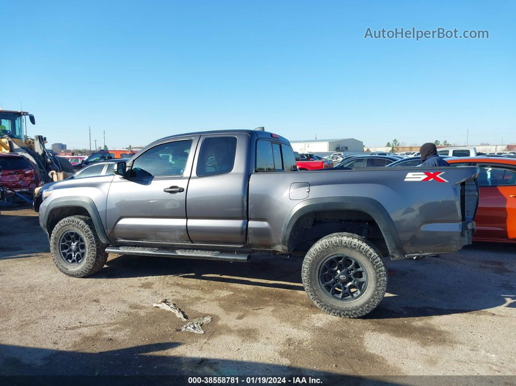 2020 Toyota Tacoma Sr Gray vin: 3TYRX5GN1LT005506