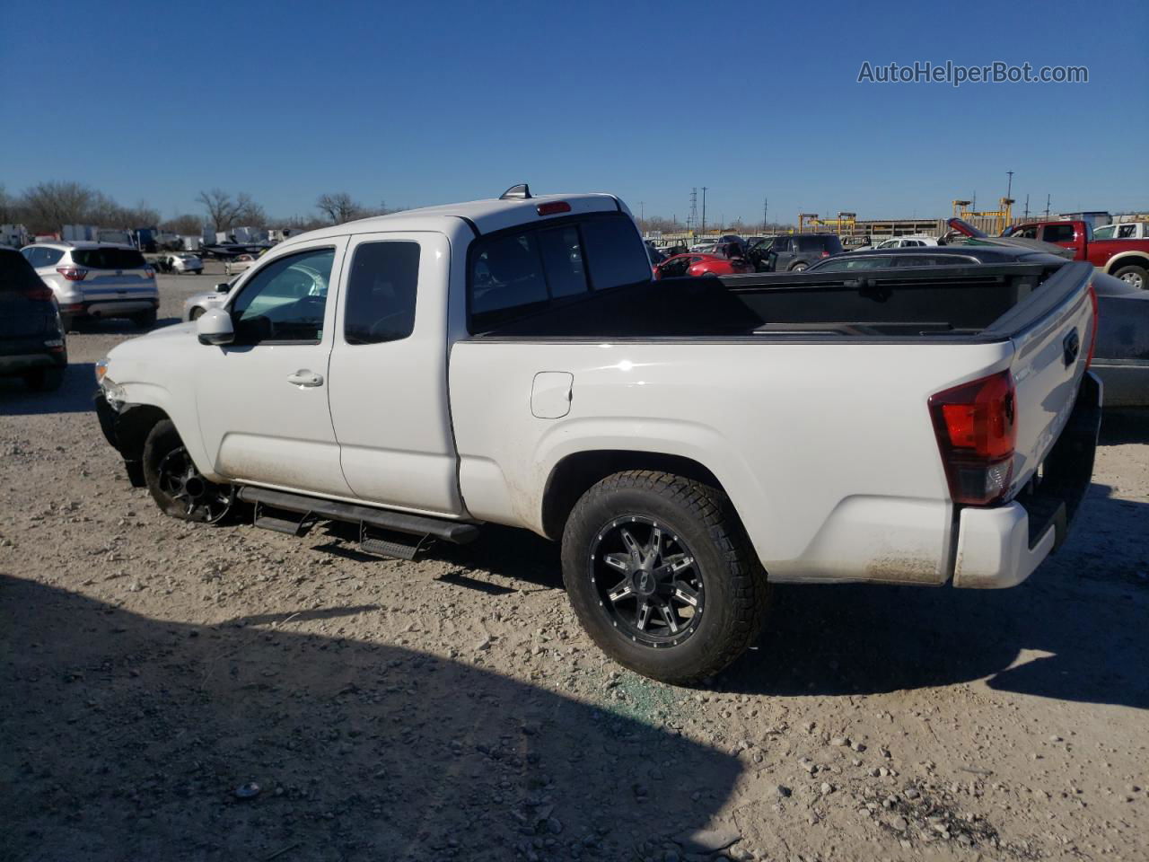 2021 Toyota Tacoma Access Cab White vin: 3TYRX5GN1MT013817