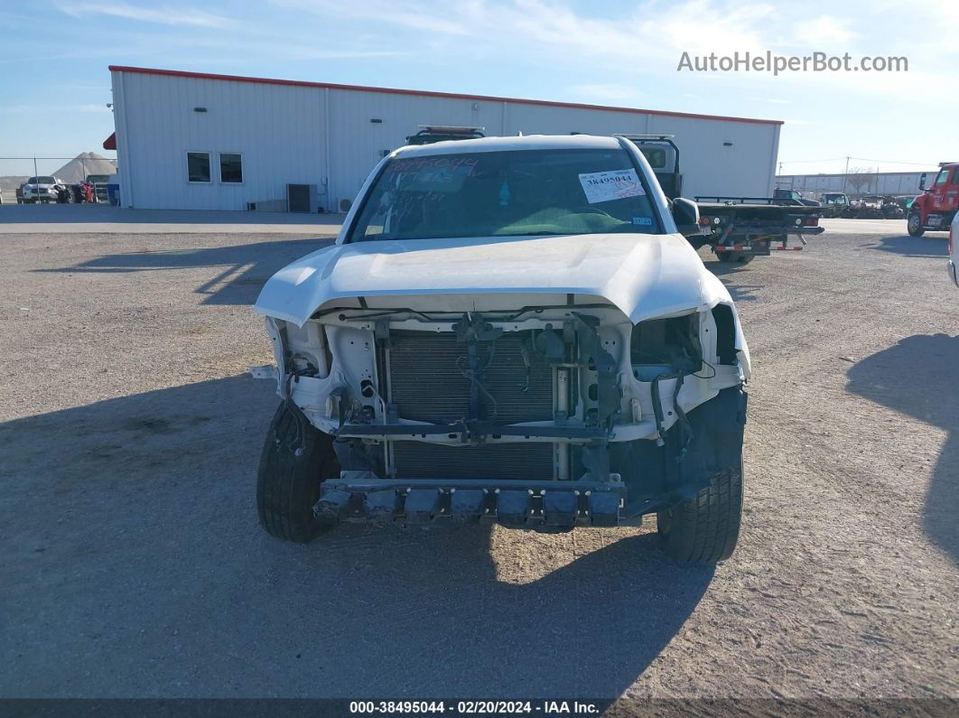 2021 Toyota Tacoma Sr White vin: 3TYRX5GN1MT024543