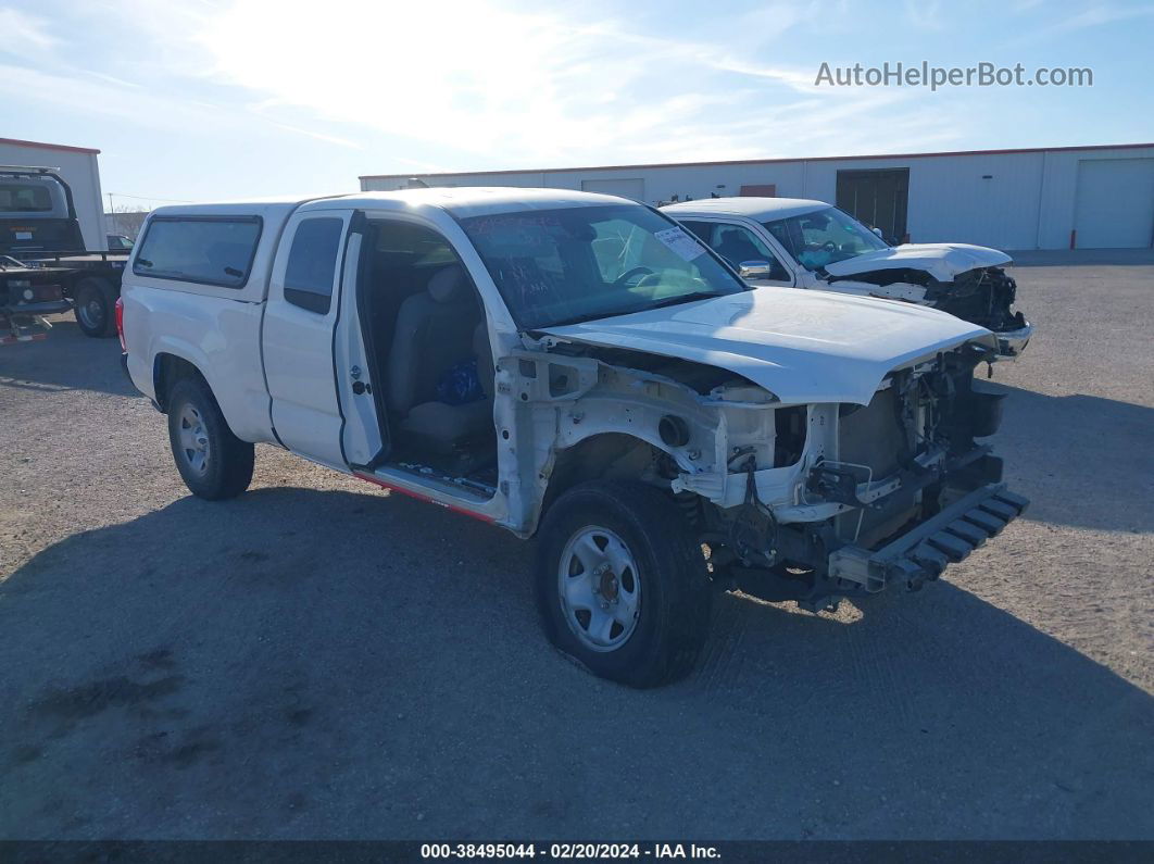 2021 Toyota Tacoma Sr White vin: 3TYRX5GN1MT024543