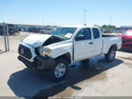 2021 Toyota Tacoma Sr Белый vin: 3TYRX5GN2MT008514