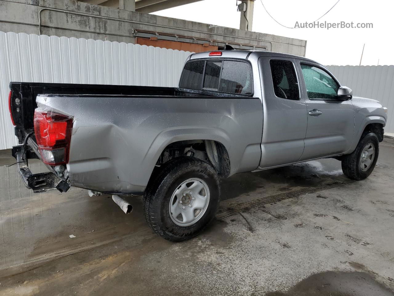 2021 Toyota Tacoma Access Cab Silver vin: 3TYRX5GN2MT029511