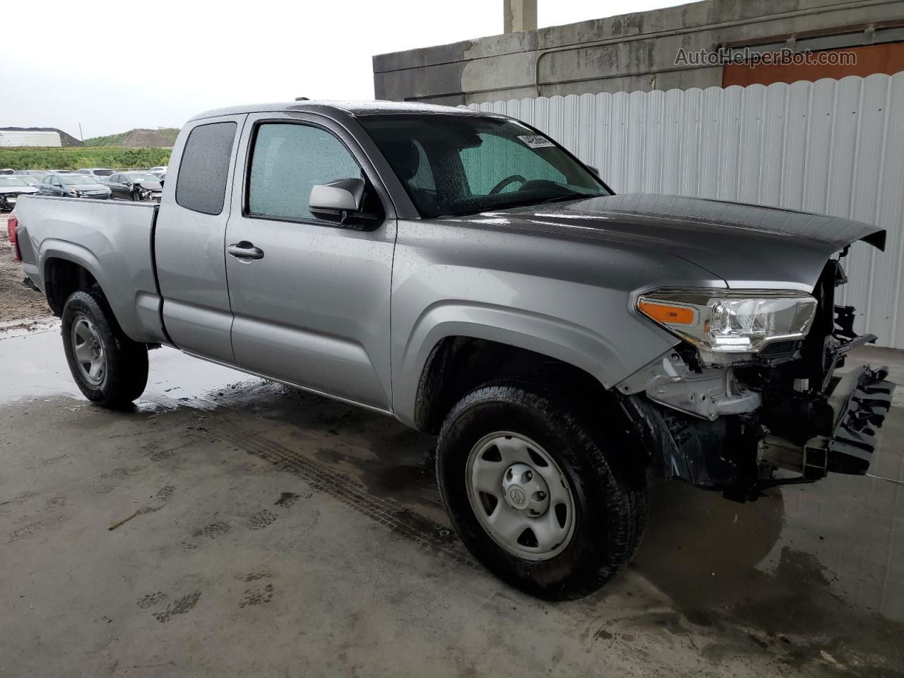 2021 Toyota Tacoma Access Cab Серебряный vin: 3TYRX5GN2MT029511