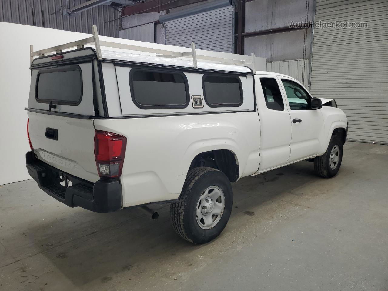 2021 Toyota Tacoma Access Cab White vin: 3TYRX5GN3MT015455