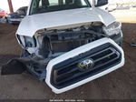 2021 Toyota Tacoma Sr White vin: 3TYRX5GN5MT008510