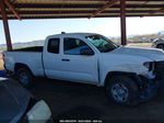 2021 Toyota Tacoma Sr White vin: 3TYRX5GN5MT008510