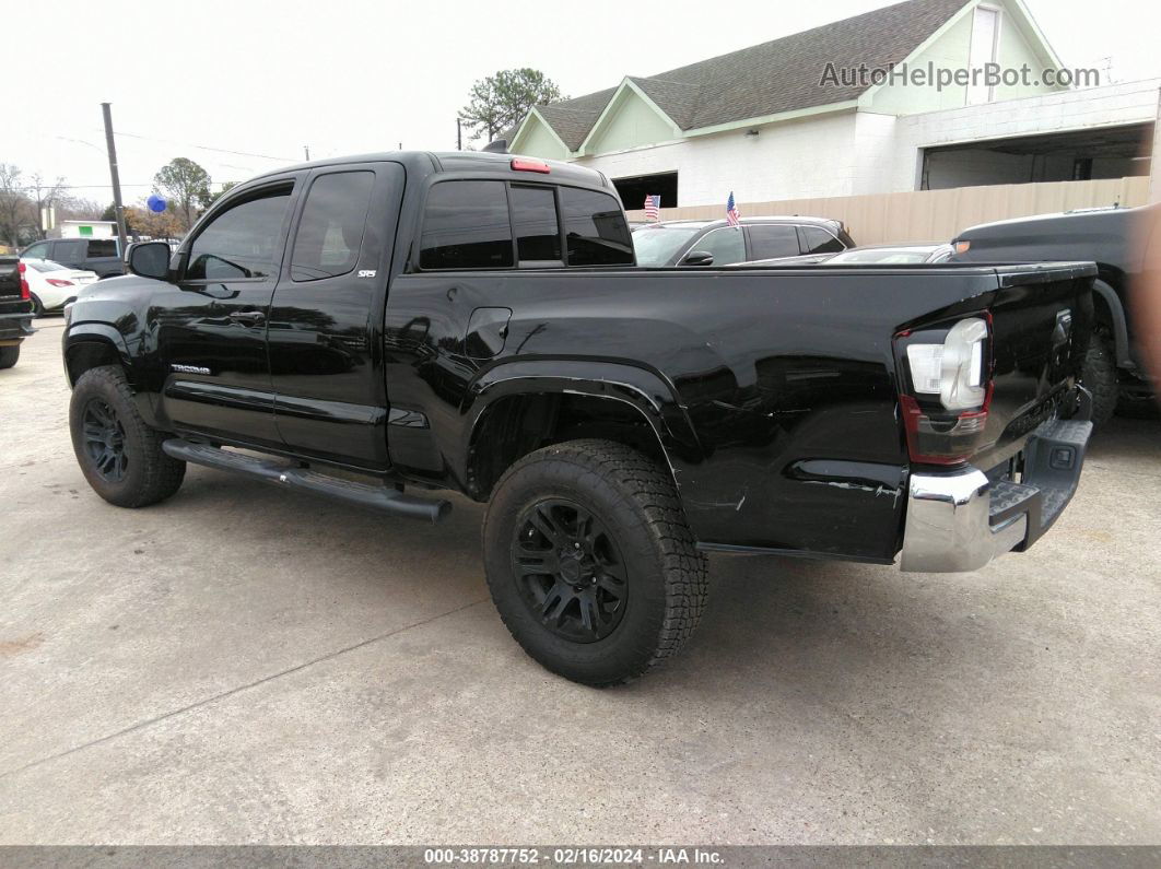 2021 Toyota Tacoma Sr5 Черный vin: 3TYRX5GN6MT007625