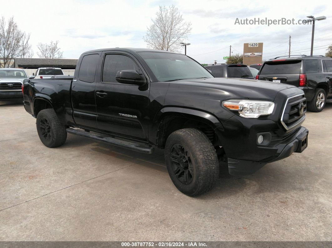 2021 Toyota Tacoma Sr5 Black vin: 3TYRX5GN6MT007625