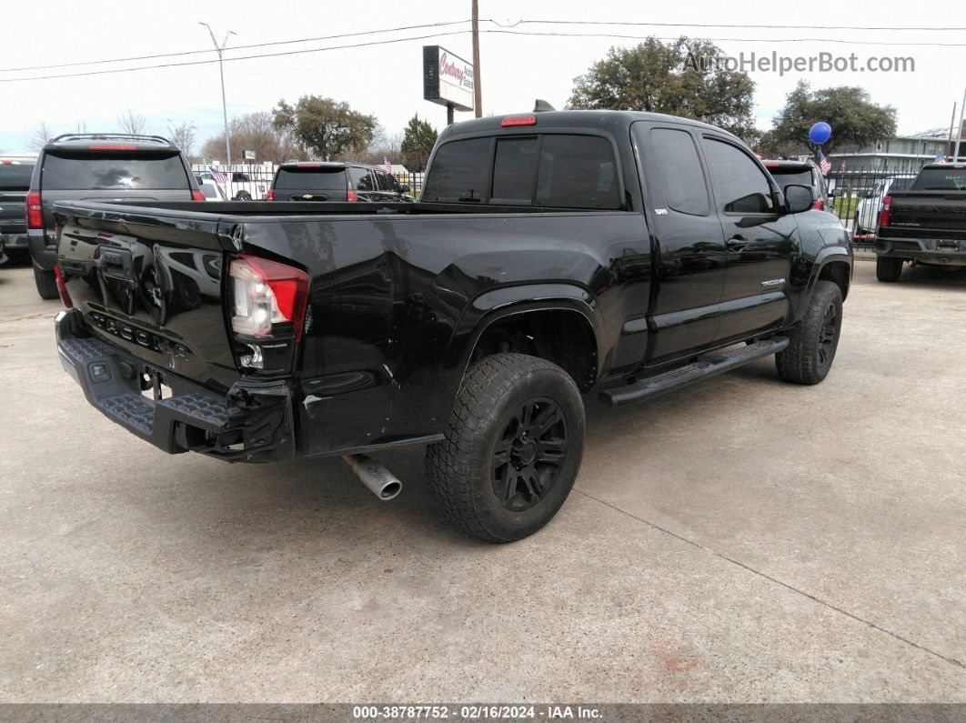 2021 Toyota Tacoma Sr5 Черный vin: 3TYRX5GN6MT007625