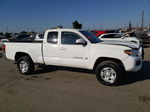 2021 Toyota Tacoma Access Cab White vin: 3TYRX5GN6MT008192