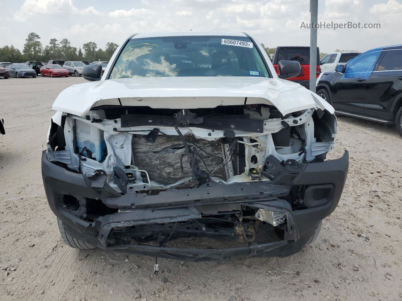 2021 Toyota Tacoma Access Cab Белый vin: 3TYRX5GN6MT016101