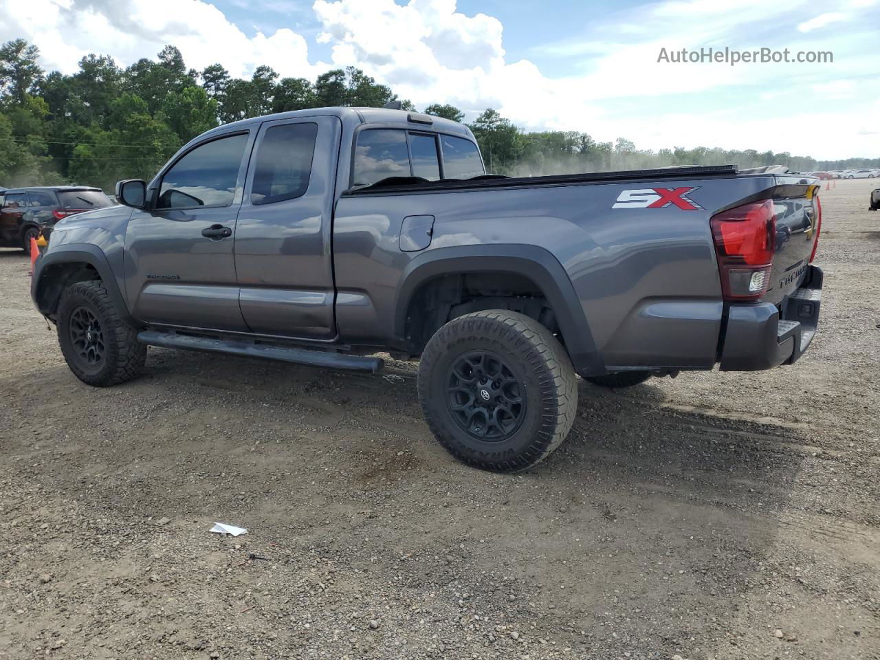 2021 Toyota Tacoma Access Cab Gray vin: 3TYRX5GN7MT005947