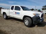 2020 Toyota Tacoma Access Cab White vin: 3TYRX5GN8LT000688