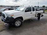 2020 Toyota Tacoma Access Cab White vin: 3TYRX5GN8LT004711