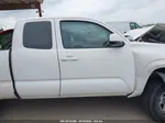 2021 Toyota Tacoma Sr White vin: 3TYRX5GN8MT026189