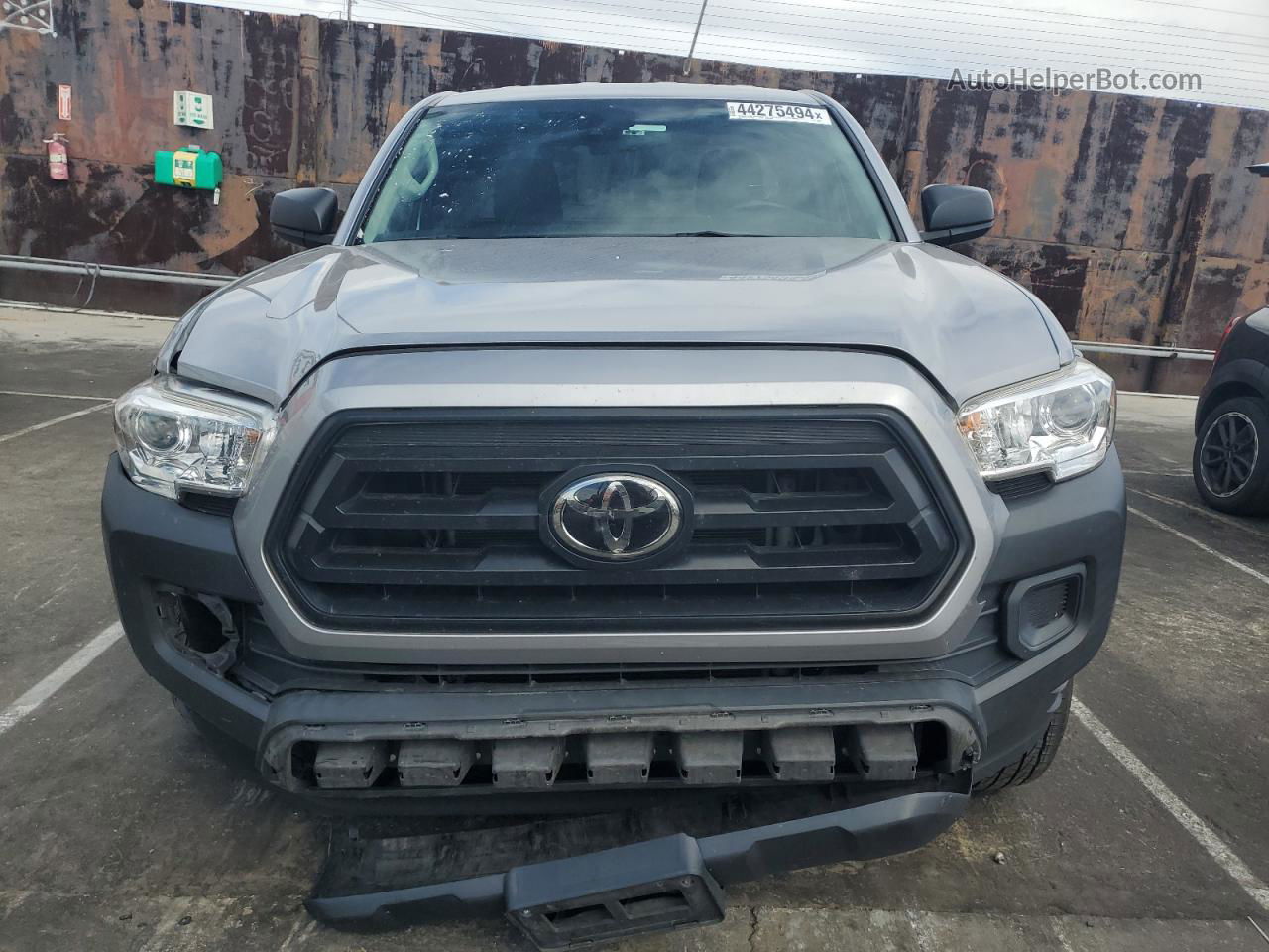 2020 Toyota Tacoma Access Cab Silver vin: 3TYRX5GN9LT000800