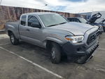 2020 Toyota Tacoma Access Cab Silver vin: 3TYRX5GN9LT000800